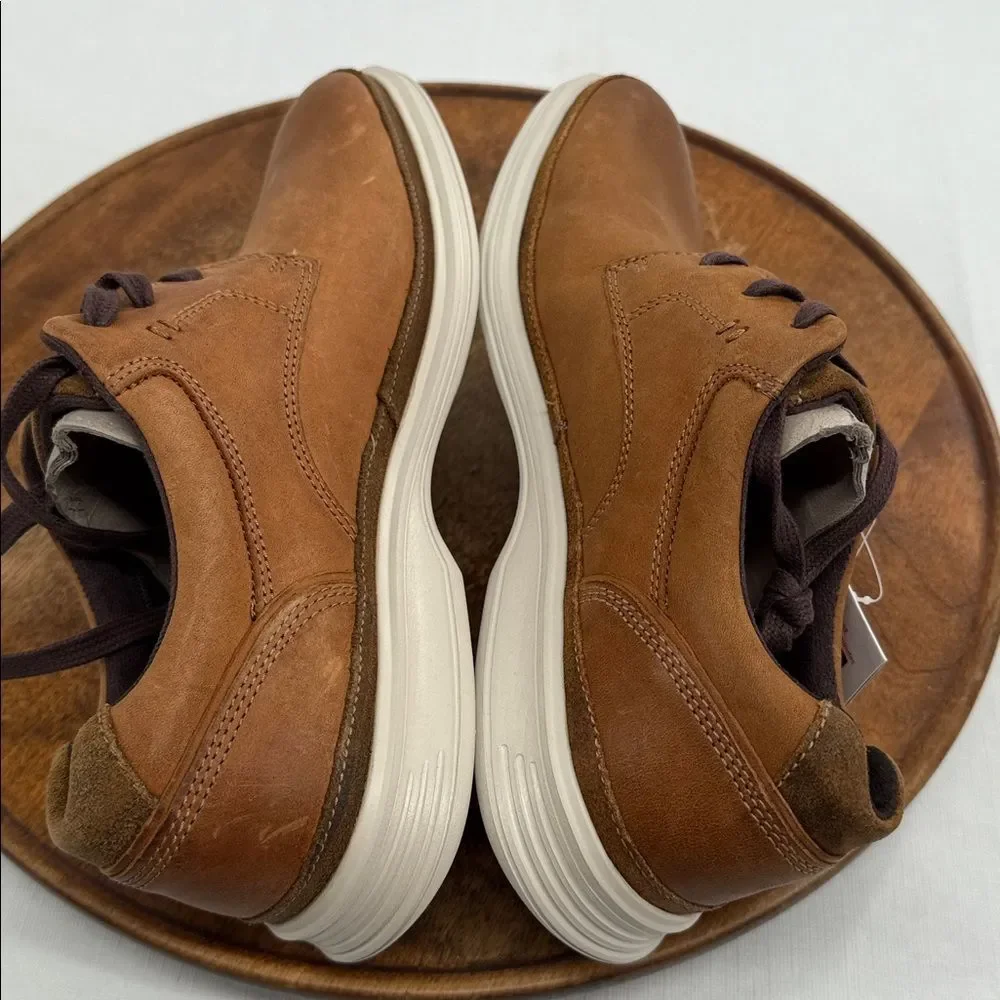 Rockport Shoes Mens 7.5 DresSports Brown Leather Lace Up Sneaker Oxford